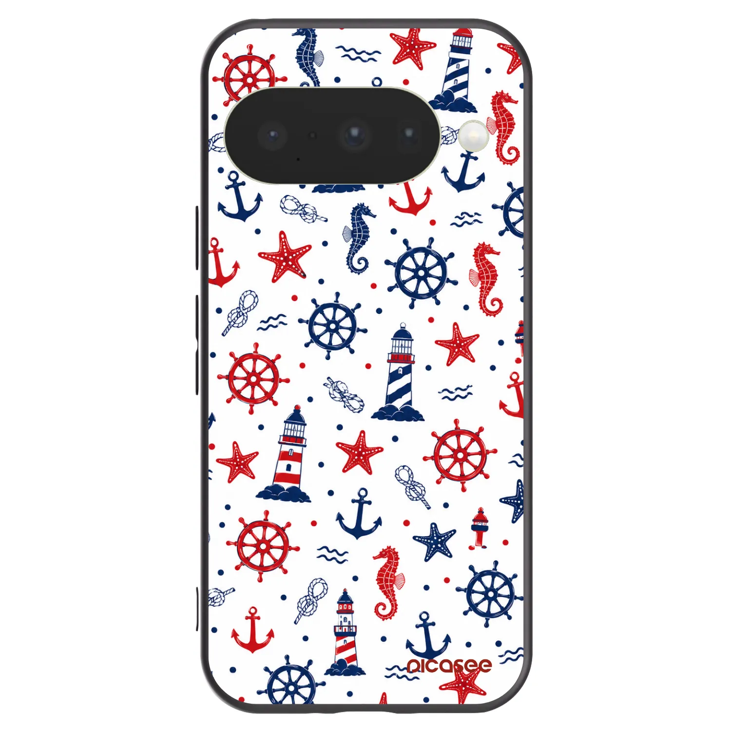 Picasee silikonový černý obal pro Google Pixel 10 - Sailor Vibes
