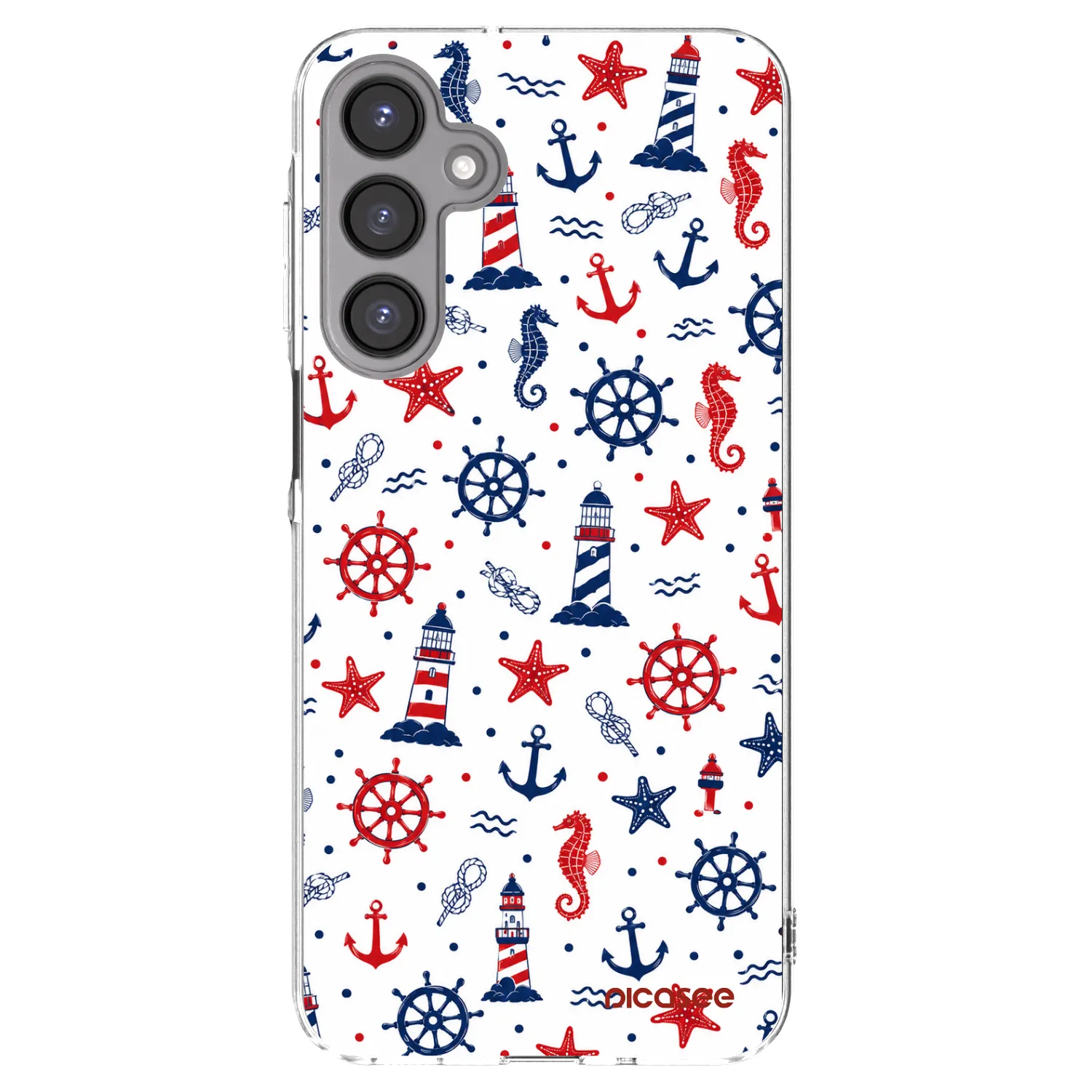 Picasee silikonový průhledný obal pro Samsung Galaxy A16 4G - Sailor Vibes
