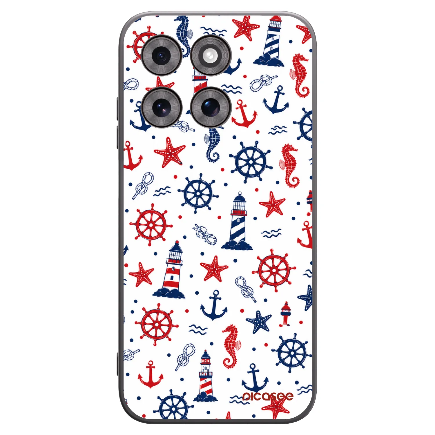 Picasee silikonový černý obal pro Motorola Moto G77 - Sailor Vibes