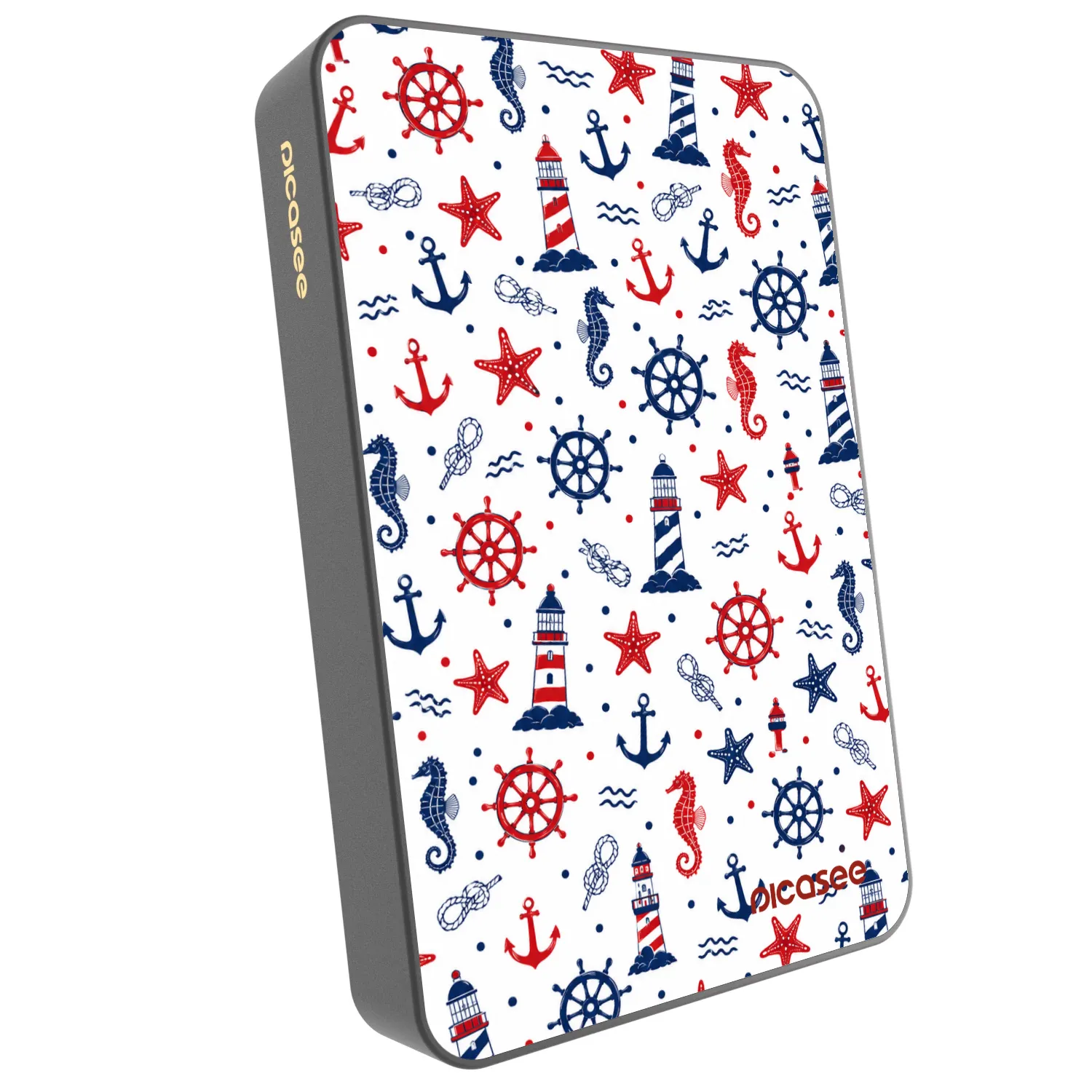 Picasee Powerbanka s MagSafe 10 000 mAh Šedá - Sailor Vibes