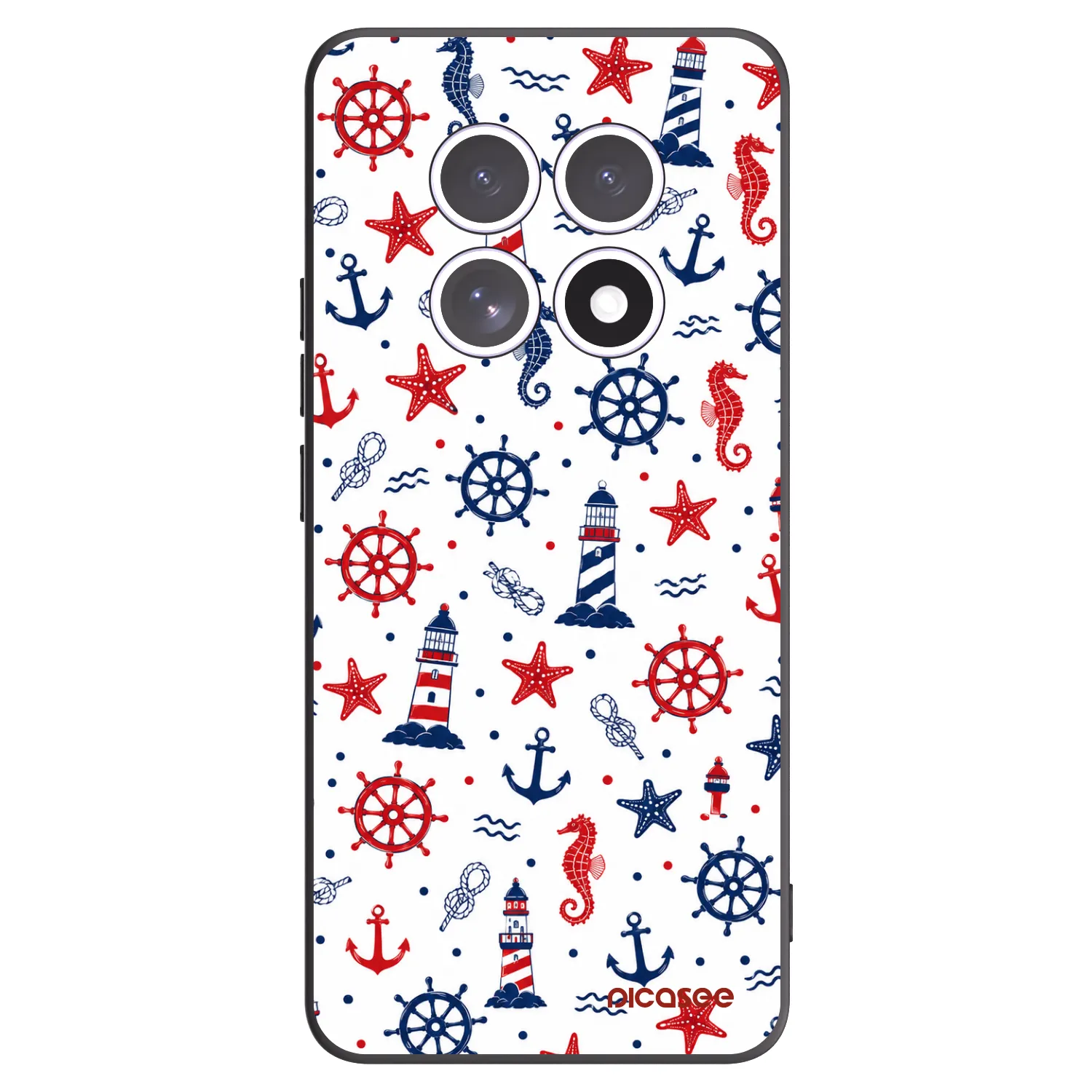 Picasee silikonový černý obal pro Xiaomi Redmi Note 15 5G - Sailor Vibes