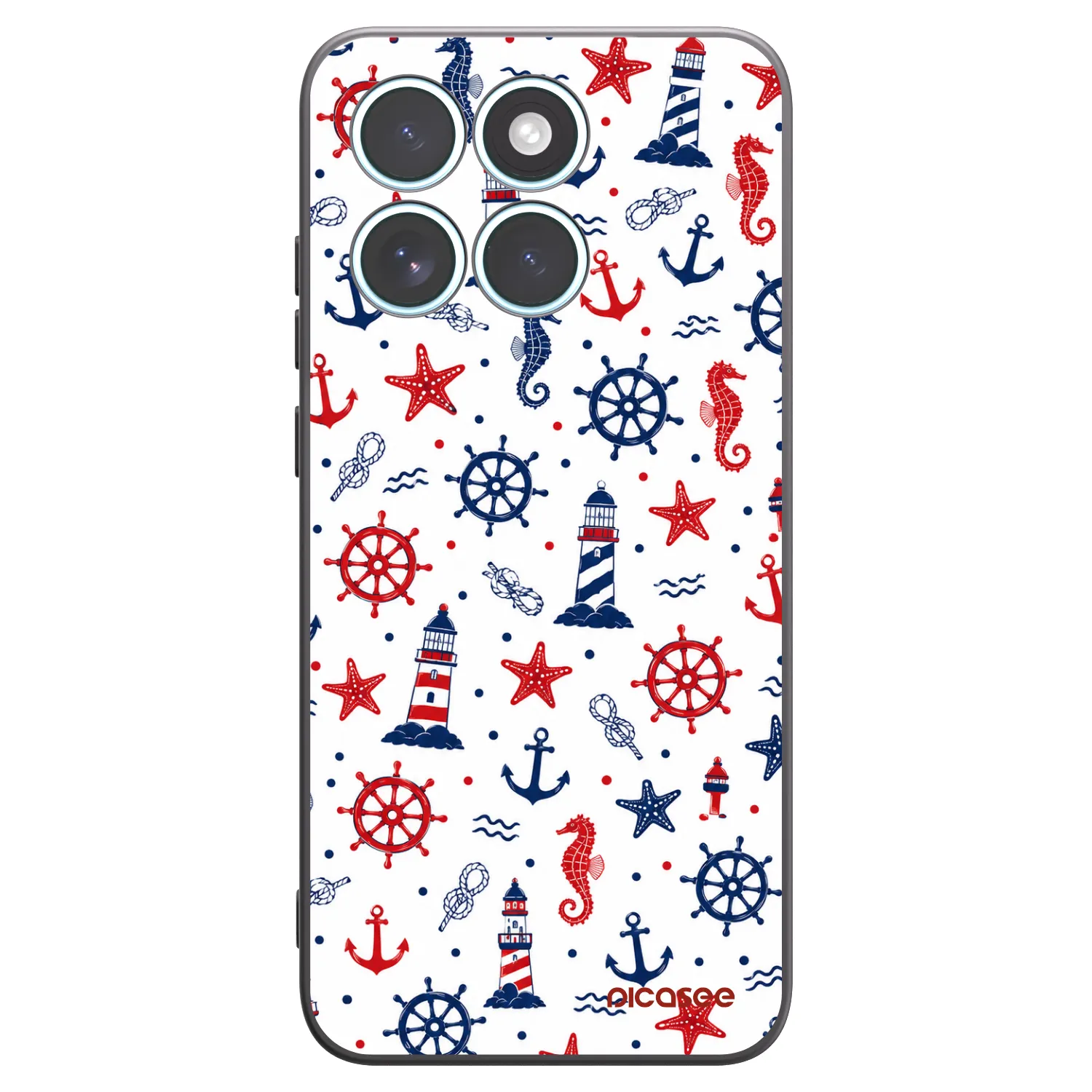 Picasee silikonový černý obal pro Motorola Edge 70 Fusion - Sailor Vibes