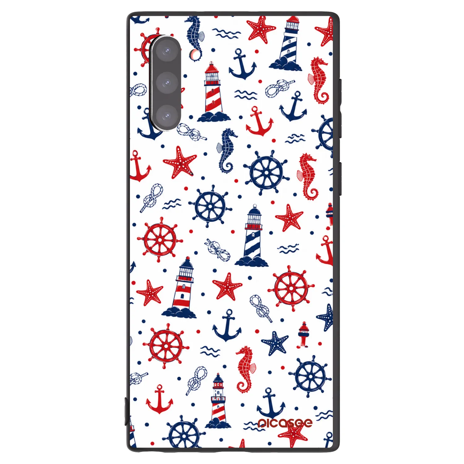 Picasee silikonový černý obal pro Samsung Galaxy Note 10 N970F - Sailor Vibes