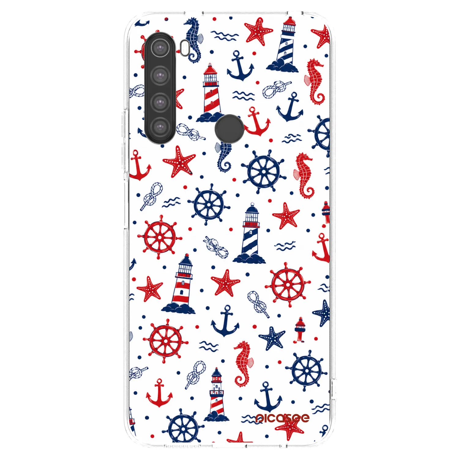 Picasee silikonový průhledný obal pro Xiaomi Redmi Note 8 - Sailor Vibes