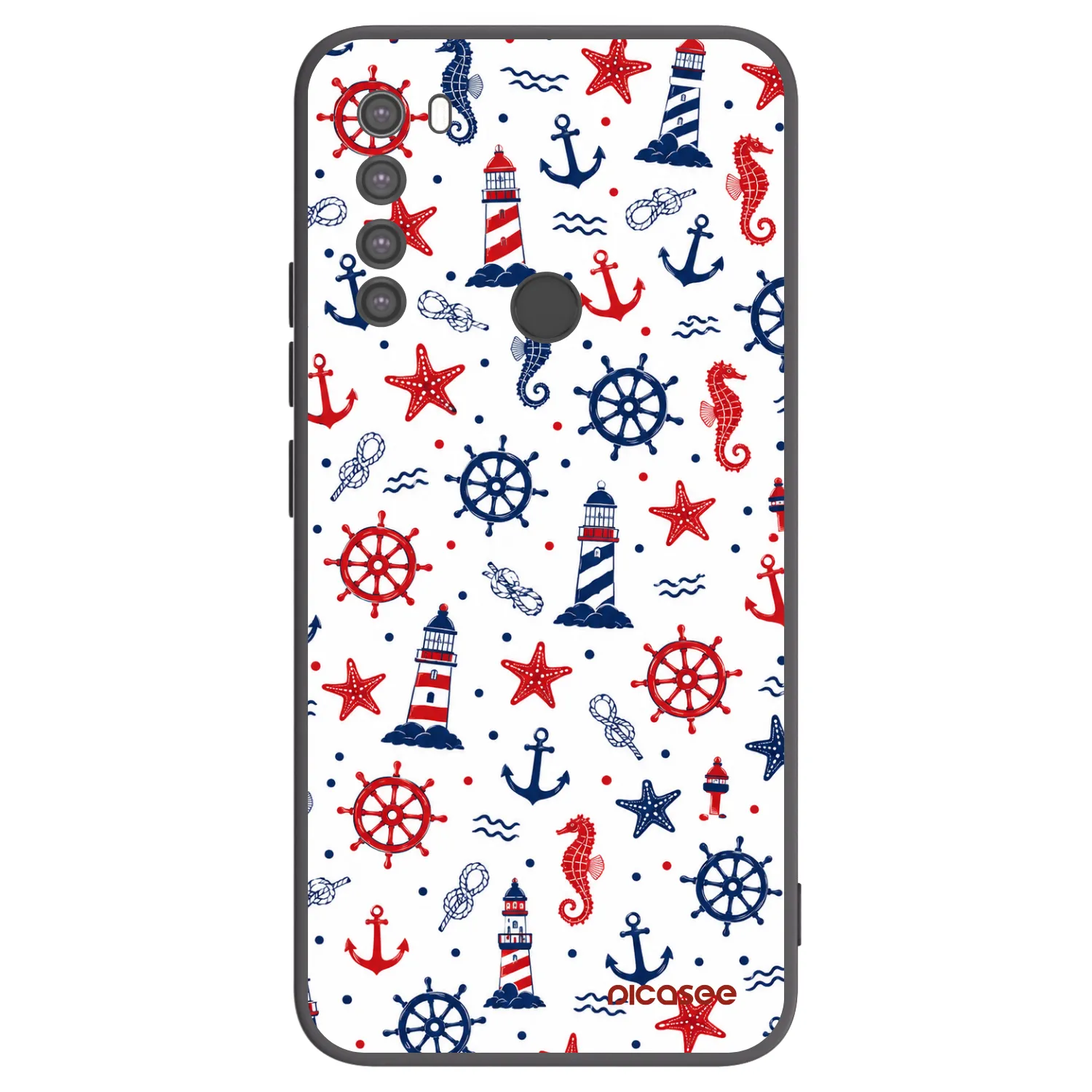 Picasee silikonový černý obal pro Xiaomi Redmi Note 8 - Sailor Vibes