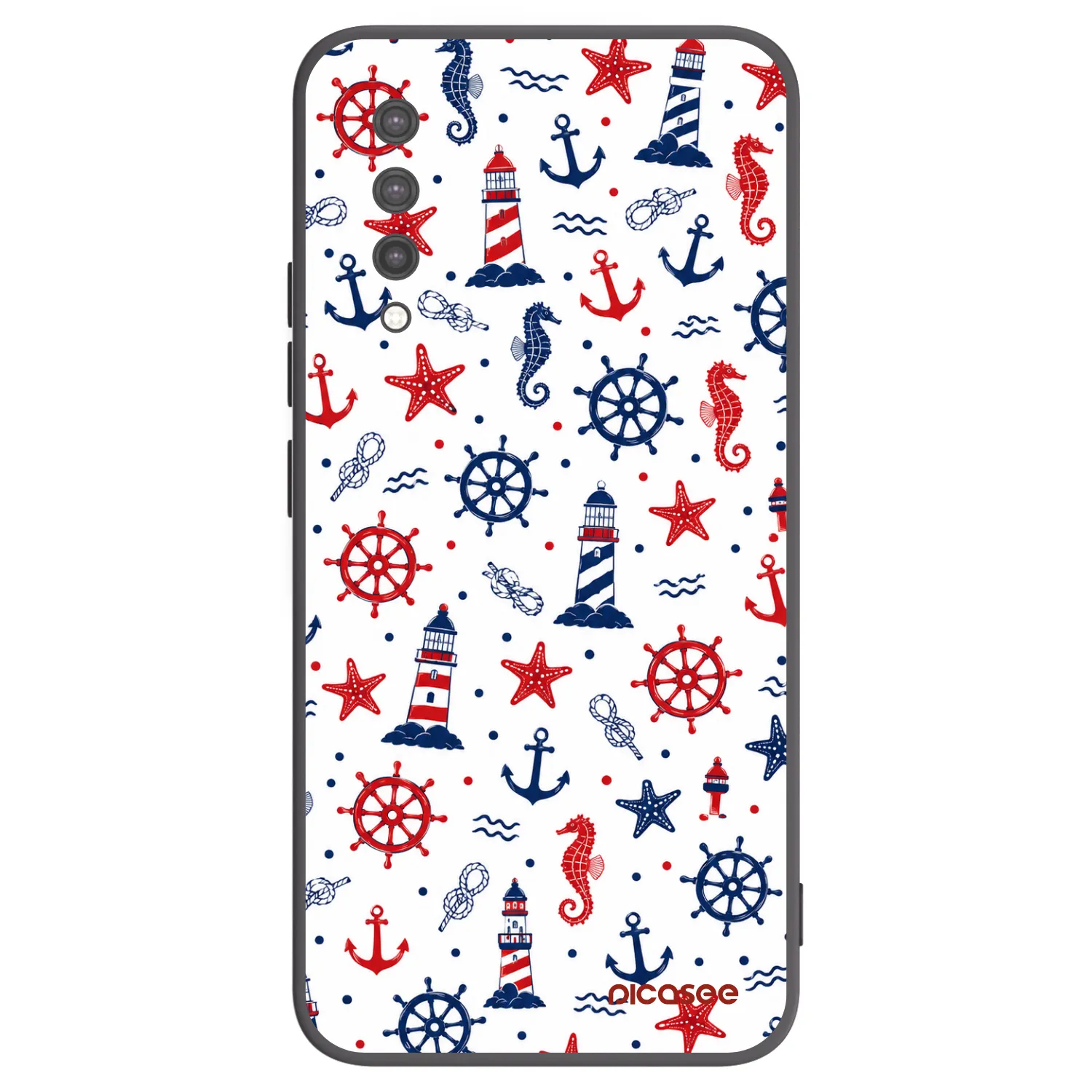 Picasee silikonový černý obal pro Xiaomi Mi 9 Lite - Sailor Vibes