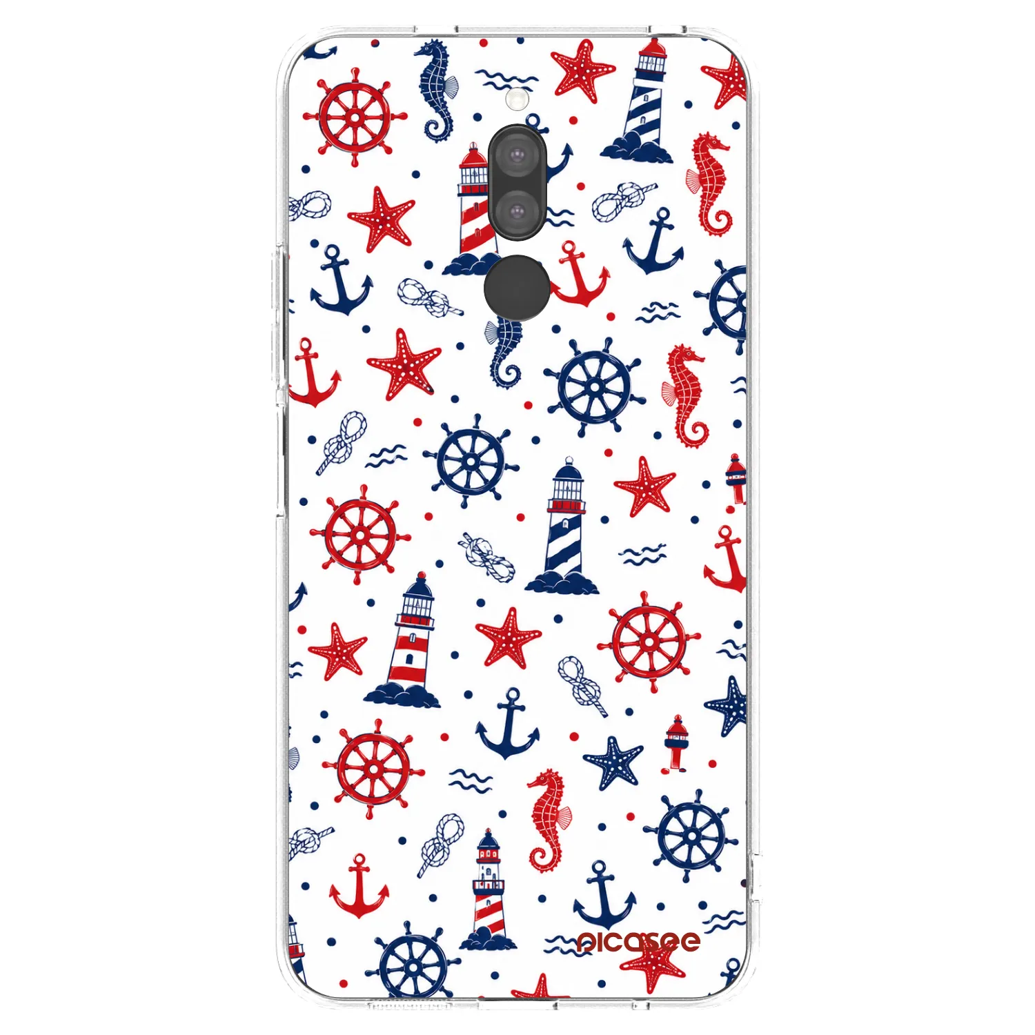 Picasee silikonový průhledný obal pro Xiaomi Redmi 8 - Sailor Vibes