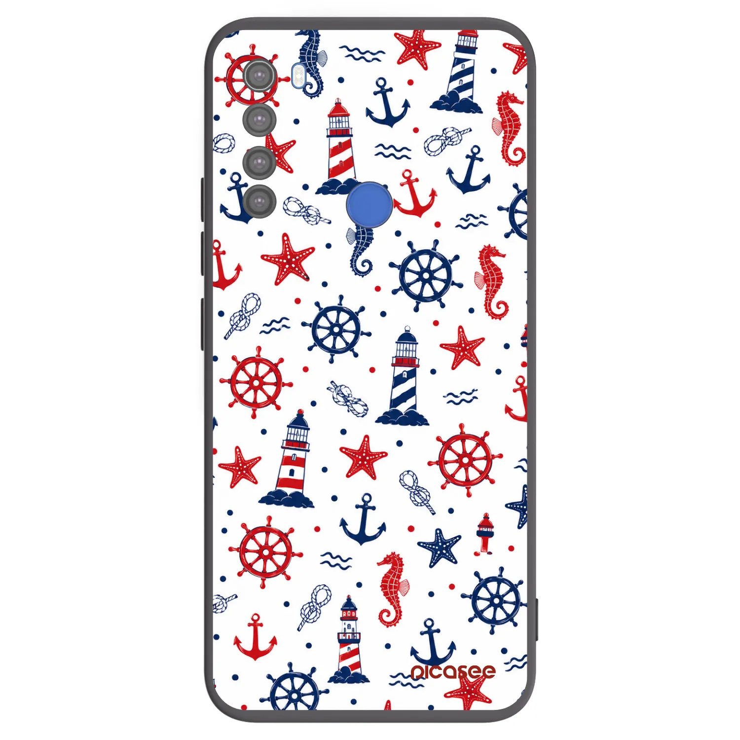 Picasee silikonový černý obal pro Xiaomi Redmi Note 8T - Sailor Vibes