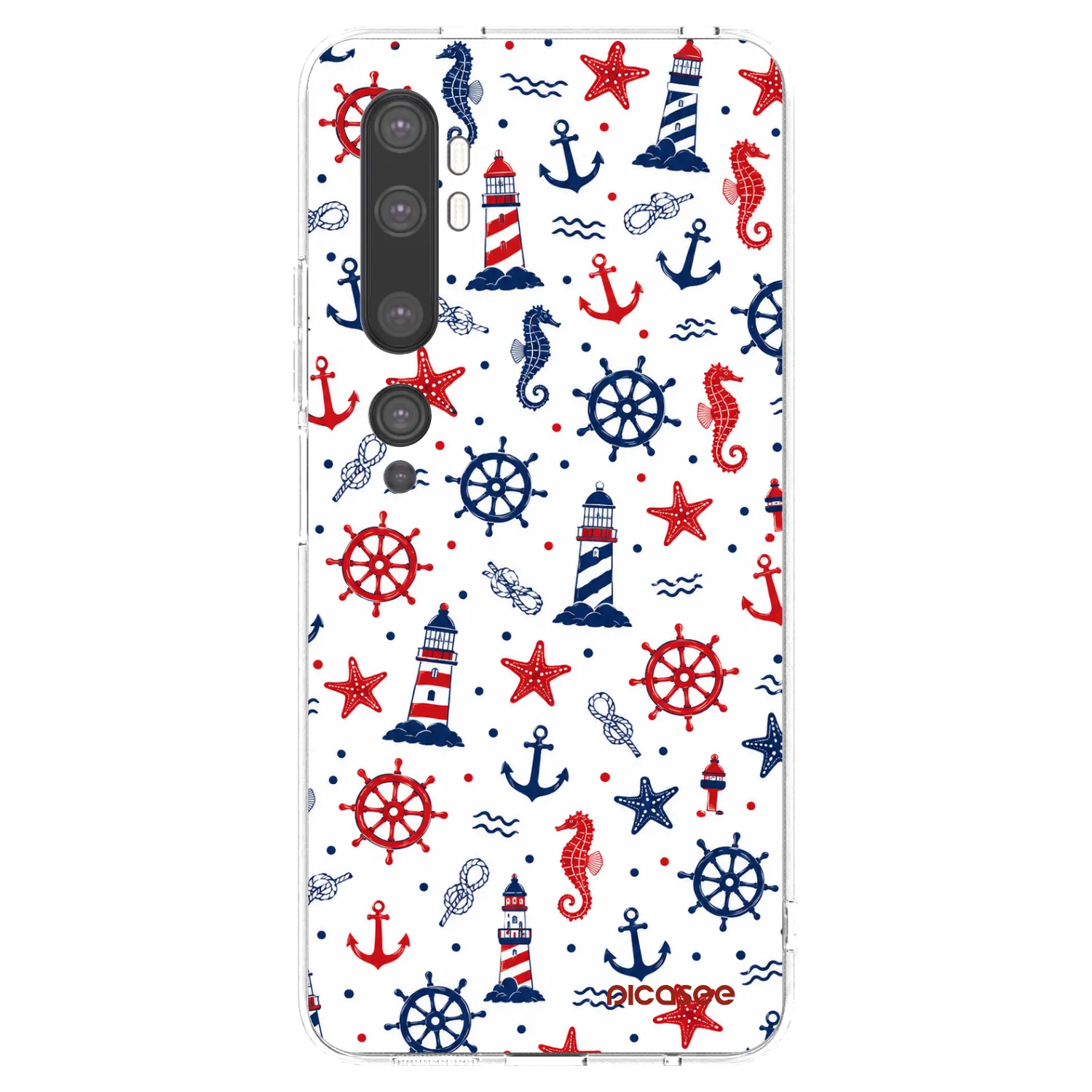Picasee silikonový průhledný obal pro Xiaomi Mi Note 10 (Pro) - Sailor Vibes