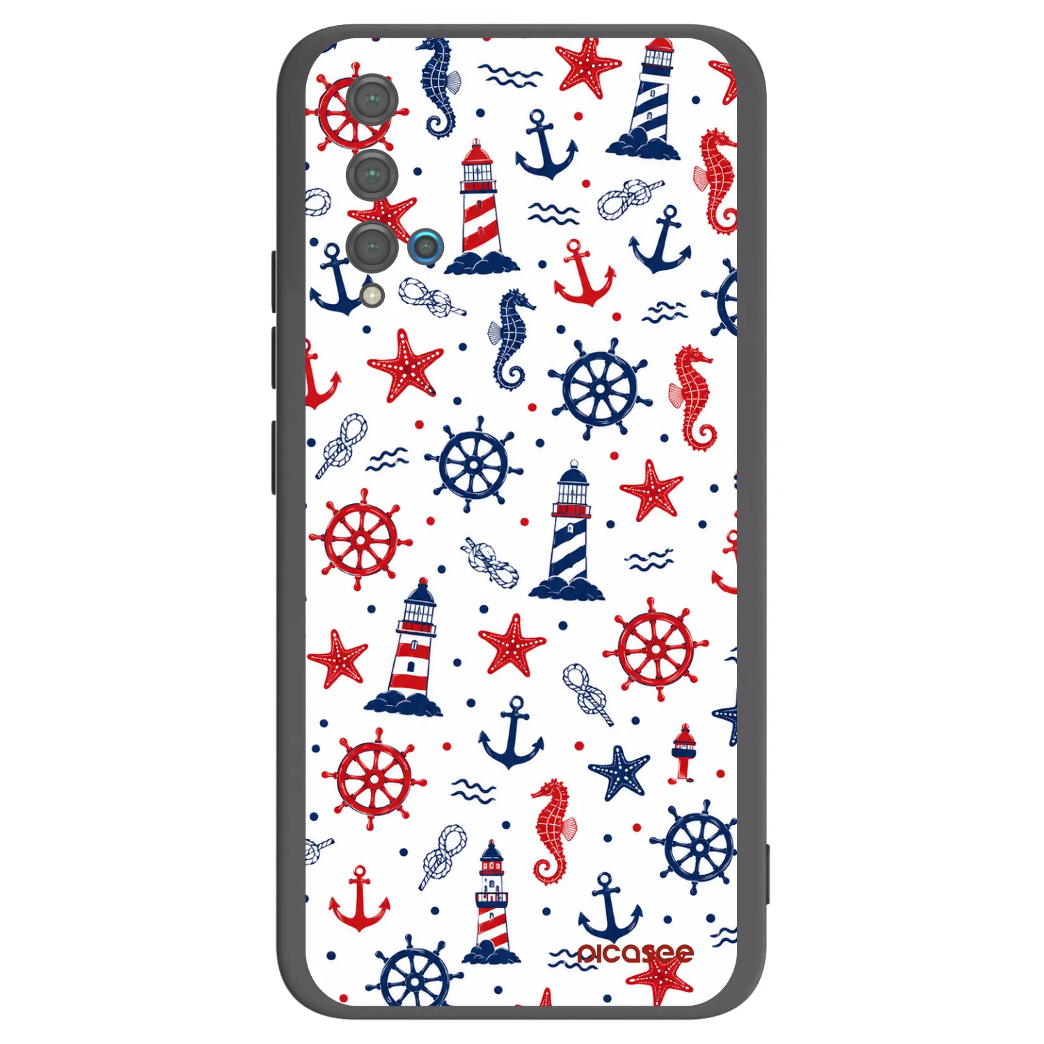 Picasee silikonový černý obal pro Huawei Nova 5T - Sailor Vibes