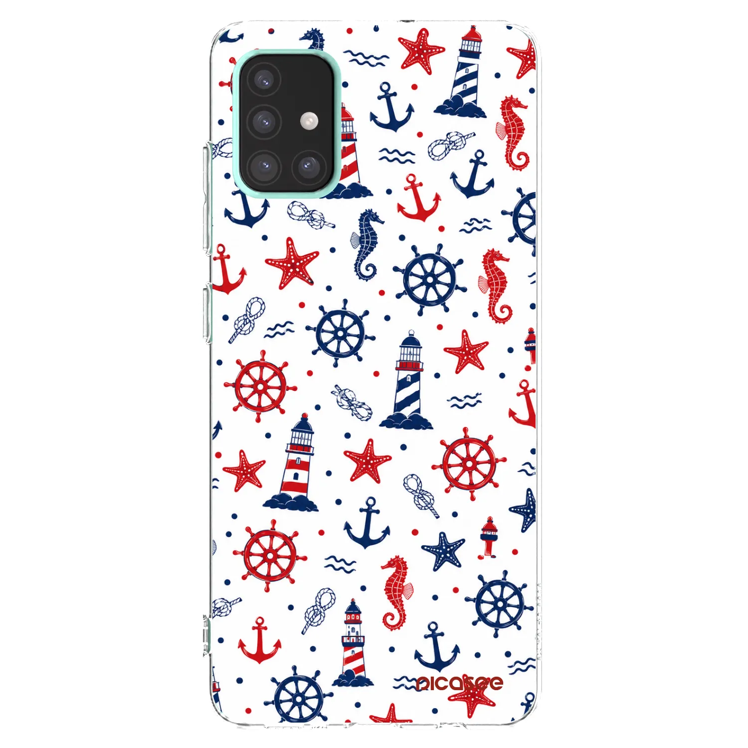Picasee silikonový průhledný obal pro Samsung Galaxy A51 A515F - Sailor Vibes