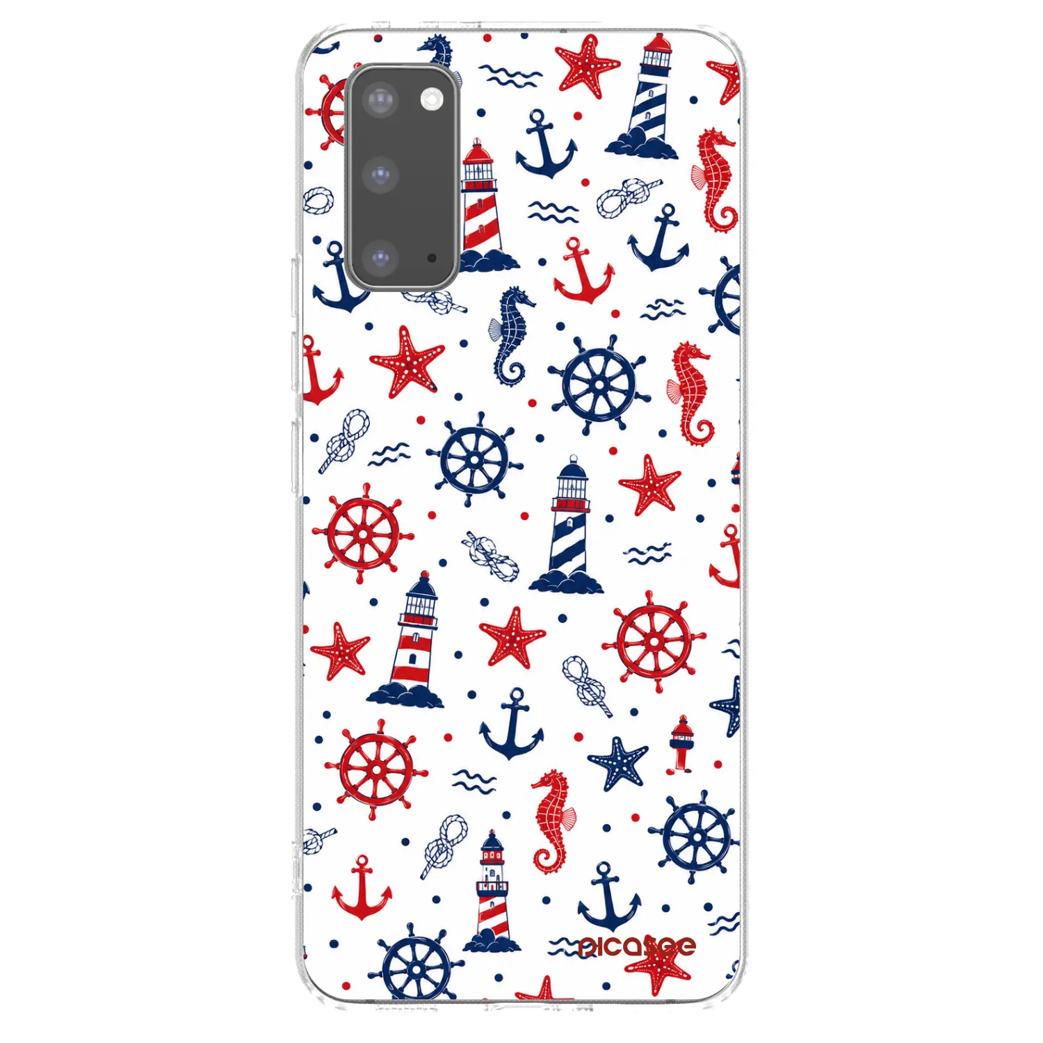 Picasee silikonový průhledný obal pro Samsung Galaxy S20 G980F - Sailor Vibes