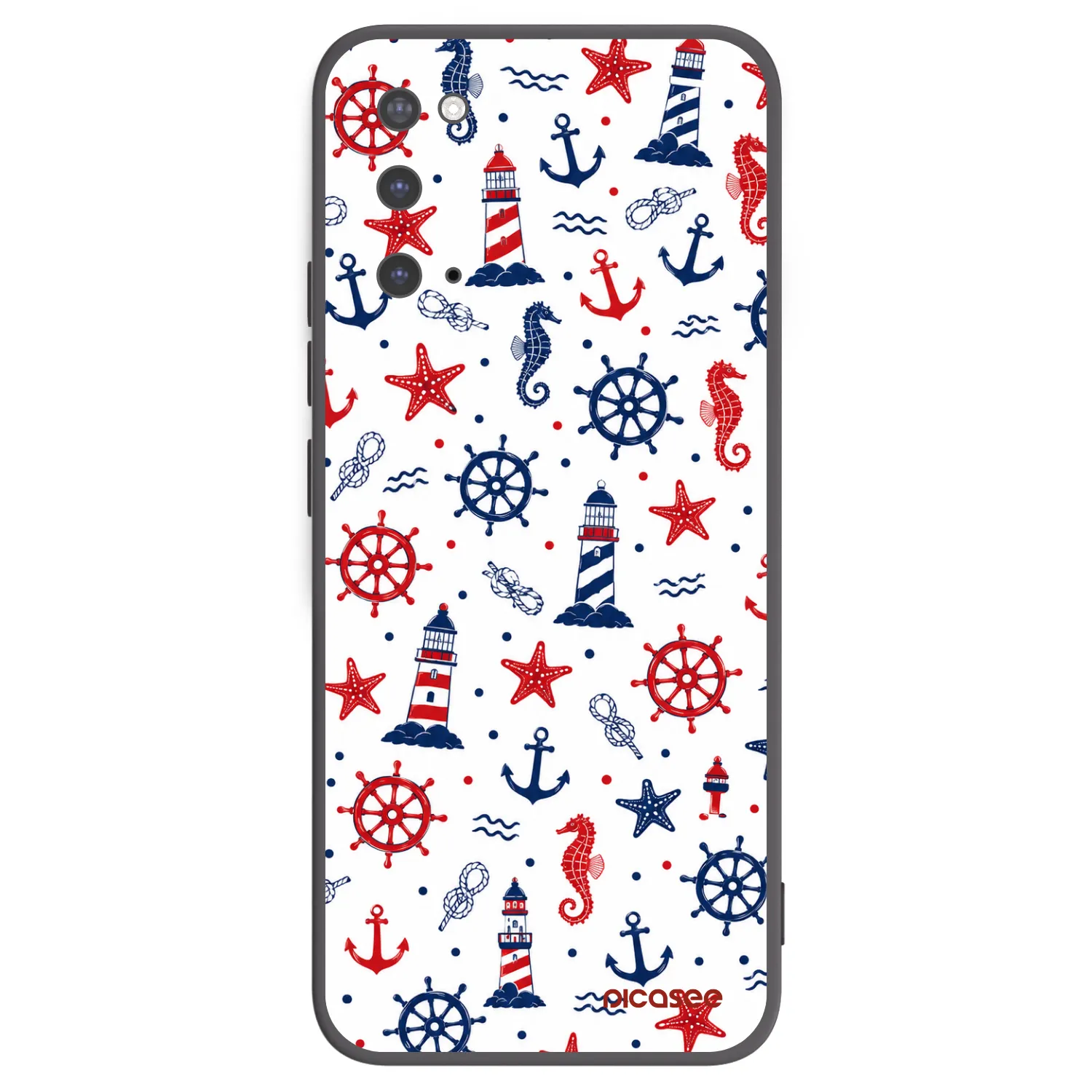 Picasee silikonový černý obal pro Samsung Galaxy S20 G980F - Sailor Vibes