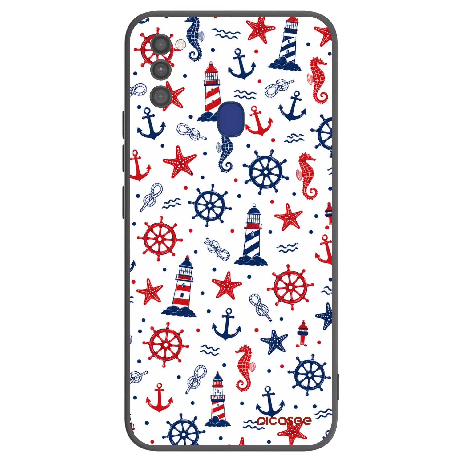 Picasee silikonový černý obal pro Samsung Galaxy M21 M215F - Sailor Vibes
