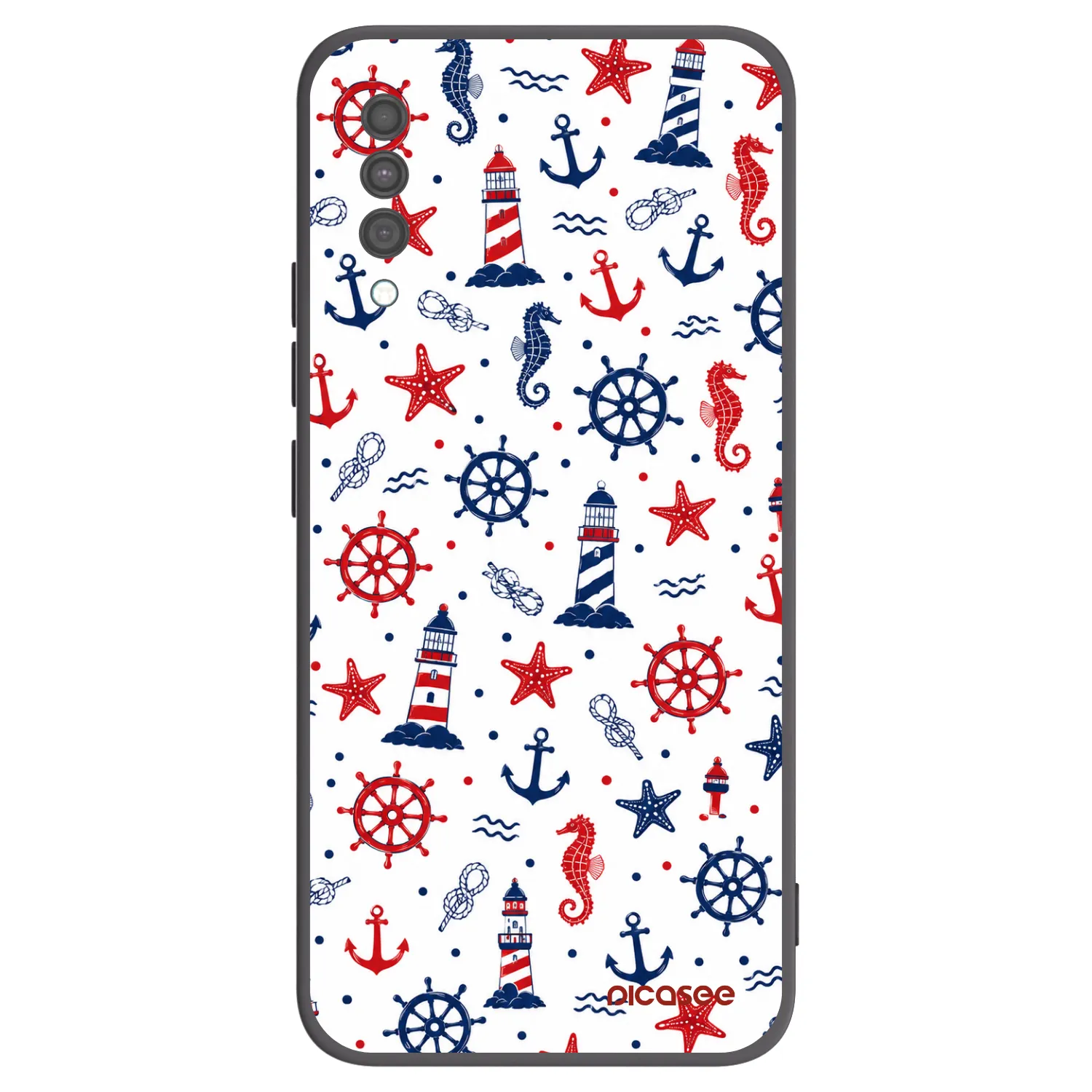 Picasee silikonový černý obal pro Samsung Galaxy A30s A307F - Sailor Vibes
