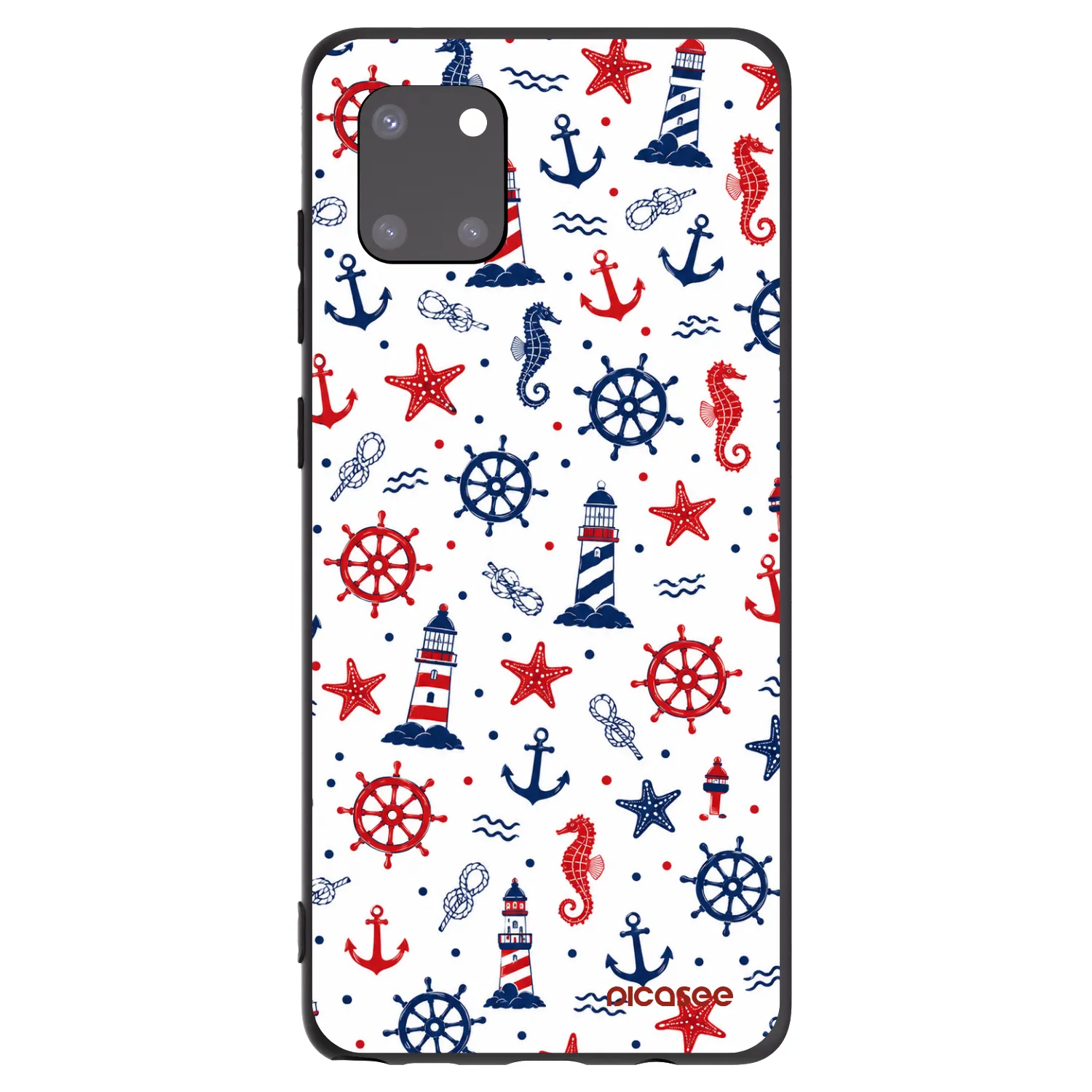 Picasee silikonový černý obal pro Samsung Galaxy Note 10 Lite N770F - Sailor Vibes