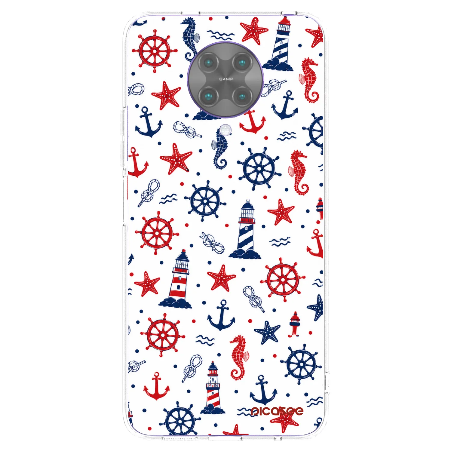 Picasee silikonový průhledný obal pro Xiaomi Poco F2 Pro - Sailor Vibes