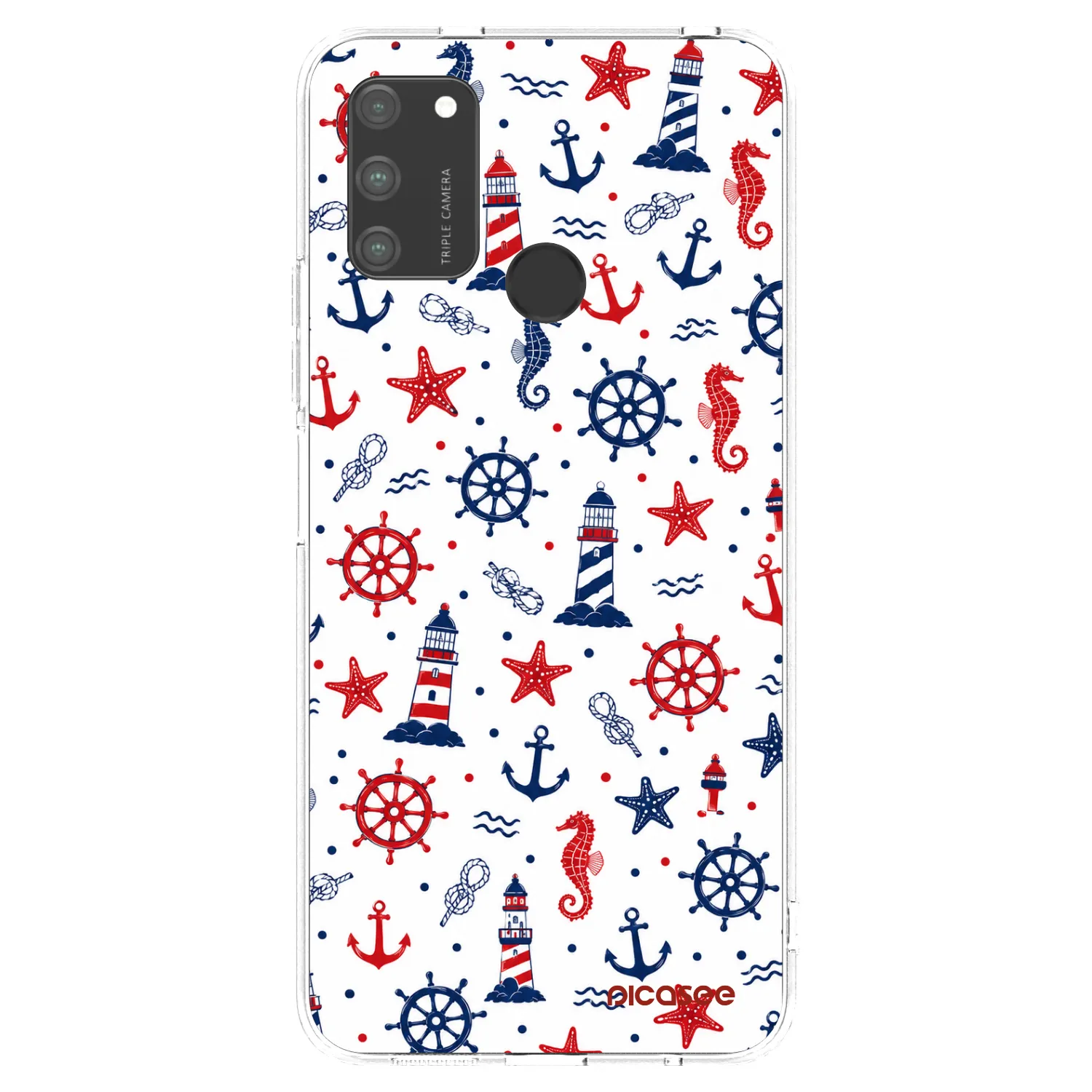 Picasee silikonový průhledný obal pro Honor 9A - Sailor Vibes