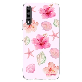 Picasee silikonový průhledný obal pro Honor 9X Pro - Blush Lagoon