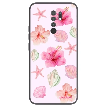 Picasee silikonový černý obal pro Xiaomi Redmi 9 - Blush Lagoon