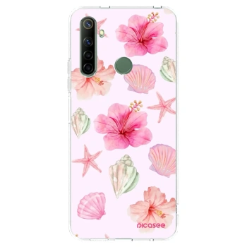 Picasee silikonový průhledný obal pro Realme 6i - Blush Lagoon