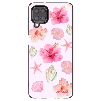 Picasee silikonový černý obal pro Samsung Galaxy A12 A125F - Blush Lagoon
