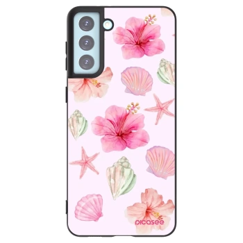 Picasee silikonový černý obal pro Samsung Galaxy S21+ 5G G996F - Blush Lagoon