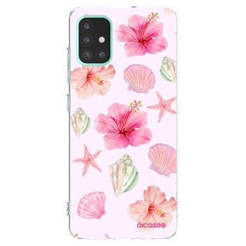 Picasee silikonový průhledný obal pro Samsung Galaxy M31s - Blush Lagoon