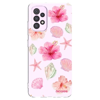 Picasee silikonový průhledný obal pro Samsung Galaxy A32 5G A326B - Blush Lagoon