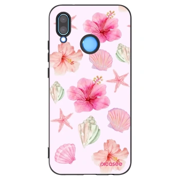 Picasee silikonový černý obal pro Huawei P20 Lite - Blush Lagoon