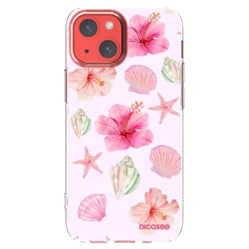Picasee silikonový průhledný obal pro Apple iPhone 13 mini - Blush Lagoon