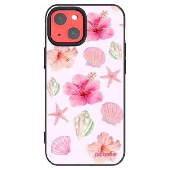 Picasee silikonový černý obal pro Apple iPhone 13 mini - Blush Lagoon