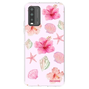 Picasee silikonový průhledný obal pro Xiaomi Redmi 9T - Blush Lagoon