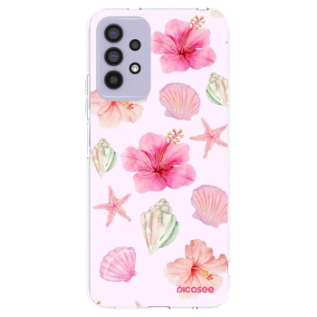 Picasee silikonový průhledný obal pro Samsung Galaxy A32 4G SM-A325F - Blush Lagoon