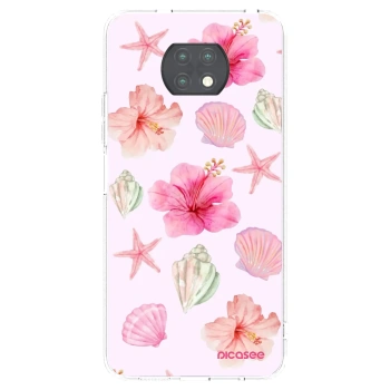 Picasee silikonový průhledný obal pro Xiaomi Redmi Note 9T - Blush Lagoon