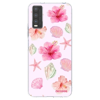 Picasee silikonový průhledný obal pro Vivo Y20s - Blush Lagoon