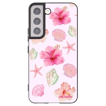 Picasee silikonový černý obal pro Samsung Galaxy S22 5G - Blush Lagoon