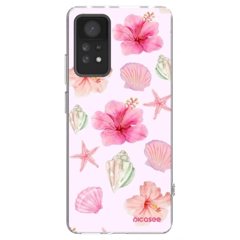 Picasee silikonový průhledný obal pro Xiaomi Redmi Note 11 Pro 5G - Blush Lagoon