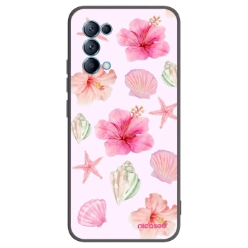 Picasee silikonový černý obal pro OPPO Reno 5 5G - Blush Lagoon