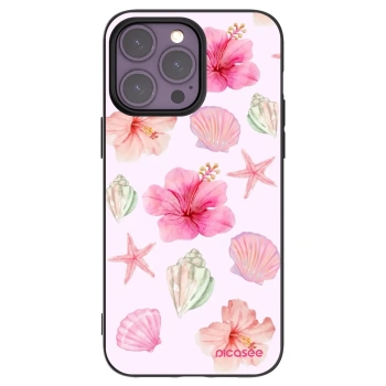 Picasee silikonový černý obal pro Apple iPhone 14 Pro Max - Blush Lagoon
