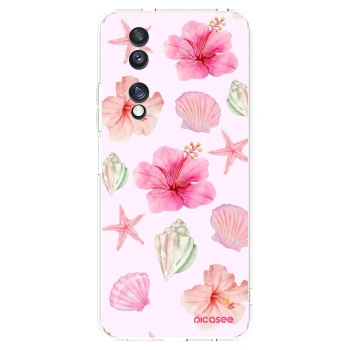Picasee silikonový průhledný obal pro Honor 70 - Blush Lagoon