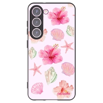 Picasee silikonový černý obal pro Samsung Galaxy S23 5G - Blush Lagoon