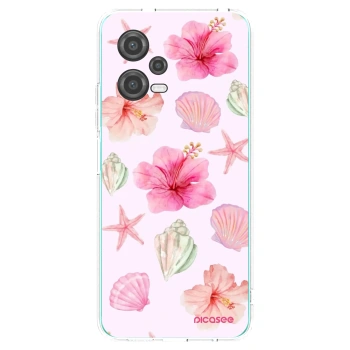 Picasee silikonový průhledný obal pro Xiaomi Poco X5 - Blush Lagoon