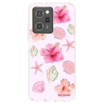 Picasee silikonový průhledný obal pro Xiaomi Poco X5 Pro - Blush Lagoon