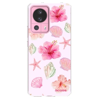 Picasee silikonový průhledný obal pro Xiaomi 13 Lite - Blush Lagoon