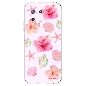 Picasee silikonový průhledný obal pro Xiaomi 13 Pro - Blush Lagoon