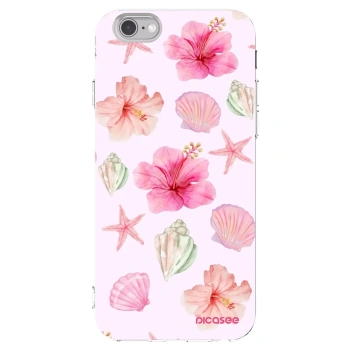 Picasee silikonový průhledný obal pro Apple iPhone 6/6S - Blush Lagoon