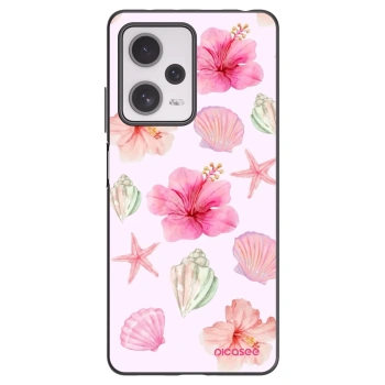 Picasee silikonový černý obal pro Xiaomi Redmi Note 12 Pro+ 5G - Blush Lagoon