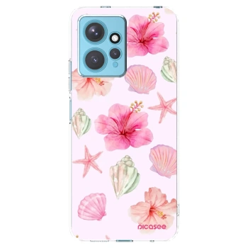Picasee silikonový průhledný obal pro Xiaomi Redmi Note 12 4G - Blush Lagoon