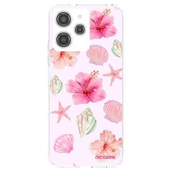 Picasee silikonový průhledný obal pro Xiaomi Redmi 12 4G - Blush Lagoon